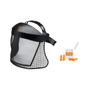 STIHL FUNCTION PLX PA Face & Hearing Protection set including mesh visor and ear plugs.