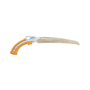 Gunfighter Curved Professional Pruning Saw with yellow grip and curved blade for efficient cutting.