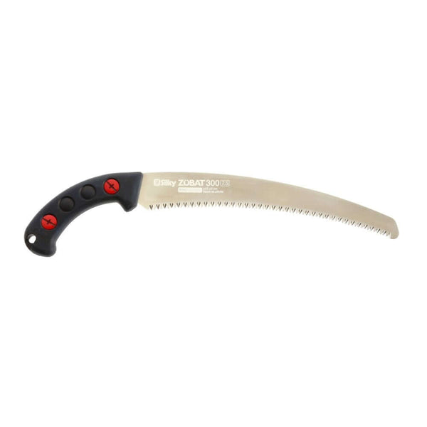 Zubat Curved Pruning Saw by Silky, ideal for tree surgeons and professionals, featuring a wide blade design for precision pruning.
