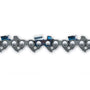 18-inch chainsaw chain with low vibration and high-performance features for professional tree surgeons.