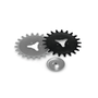 Blade Servicing Set for RG Rotary Cutting Heads including replacement blades and rider plate.