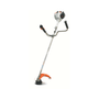 STIHL FS 56 C-E Petrol Brushcutter with ergonomic bike handle and 2-MIX engine for efficient lawn care.