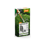STIHL Hedge Trimmer Service Kits packaging displayed on trimmed hedge.