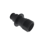 RE 109, RE 119, RE 129 PLUS Connector black plastic male connector fitting for plumbing applications
