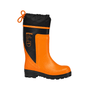 STANDARD Rubber Chainsaw Boots Class 1, durable orange rubber chainsaw safety boots by STIHL.