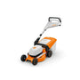 RMA 248 T STIHL cordless lawn mower for home gardeners, lightweight and quiet, perfect for small to medium lawns.