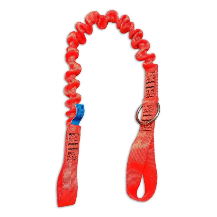REEHOG heavy-duty bungee strop, 30mm wide and 1.3m long. Robust and elasticated for secure load fastening. Features durable hooks for reliable attachment. Ideal for securing equipment and materials