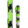 Teufelberger Tachyon Tvee climbing rope, bright green and orange, flexible, for professional tree climbing