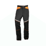 Essential Class 1 Type A chainsaw trousers featuring a durable design with safety colors for comfort and protection.