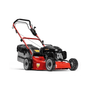 Red and black lawn mower with 'Weibang' branding on a white background