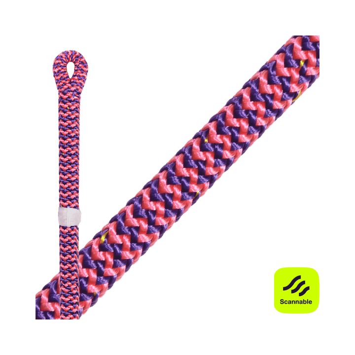 Calamine Climbing Rope 11.7mm with spliced eye, ideal for tree surgeons and arborists.