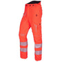 Hi-Vis orange Arbortec Breatheflex chainsaw trousers designed for tree surgeons and arborists.
