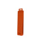 High-visibility ARBPRO tree felling wedge in bright orange for tree surgeons, made from durable ABS plastic.