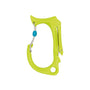 Honos Tool Carry Clip Large in bright yellow, designed for secure tool carrying for tree surgeons and arborists.