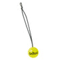 Courant SCRAT Retrieval Ball with yellow design and rope for tree surgeon use in tree work.