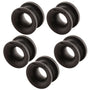 DMM Grommet 5 Pack Configuration Aids for tree surgeons, reducing carabiner movement and enhancing rigging efficiency.