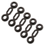 DMM Wallis 5 pack configuration aids in black polymer for tree surgeons, designed to prevent cross-loading in slings.