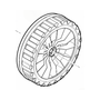 Drive Wheel for Stihl RM 448.0 TC and RM 443.0 T Lawn Mowers, part number 0000 700 0415.