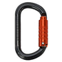 Harkie Oval 3 Way Locking Karabiner for tree surgeons, featuring a secure triple locking gate for safety.