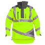 Harkie Innovation II Smock in Hi-Vis Yellow for tree surgeons, featuring breathable, waterproof RainBlok fabric.