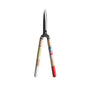 Okatsune 217 Hedge Shears with wooden handles and a medium-long blade, ideal for tree surgery and tight pruning spaces.
