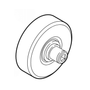 Clutch drum for STIHL FS300 and FS350 brushcutter, genuine replacement part for optimal performance.
