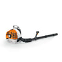 STIHL BR 350 petrol backpack leaf blower for professional landscapers and tree surgeons with 63.3cc engine.