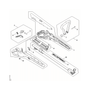 STIHL FSA 30 Cordless Grass Trimmer parts diagram illustrating genuine replacement components and assembly.