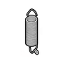 Tension spring for Stihl RME 339 lawnmower, ideal for STIHL genuine parts and replacement for RMA 239.
