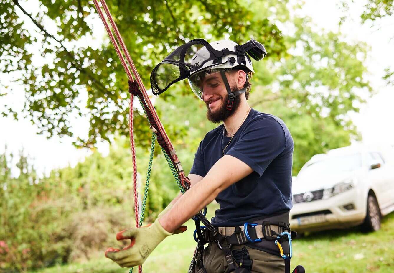 UK Tree Surgery Students: Here’s What You Actually Need for College - student preparing for arboriculture work.