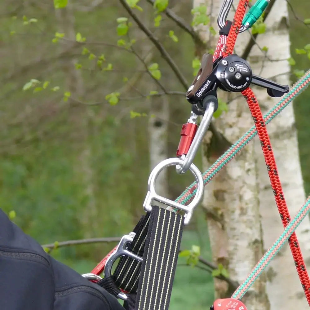 ART SpiderJack 2.1 multi-functional rope device for tree surgeons, improving climbing efficiency and movement.