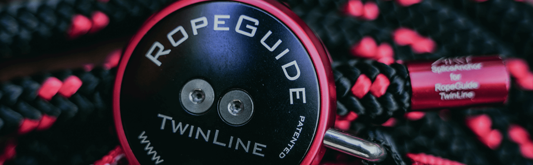 ART Ropeguide Twinline & Spares close-up of the RopeGuide Twinline attachment and rope.