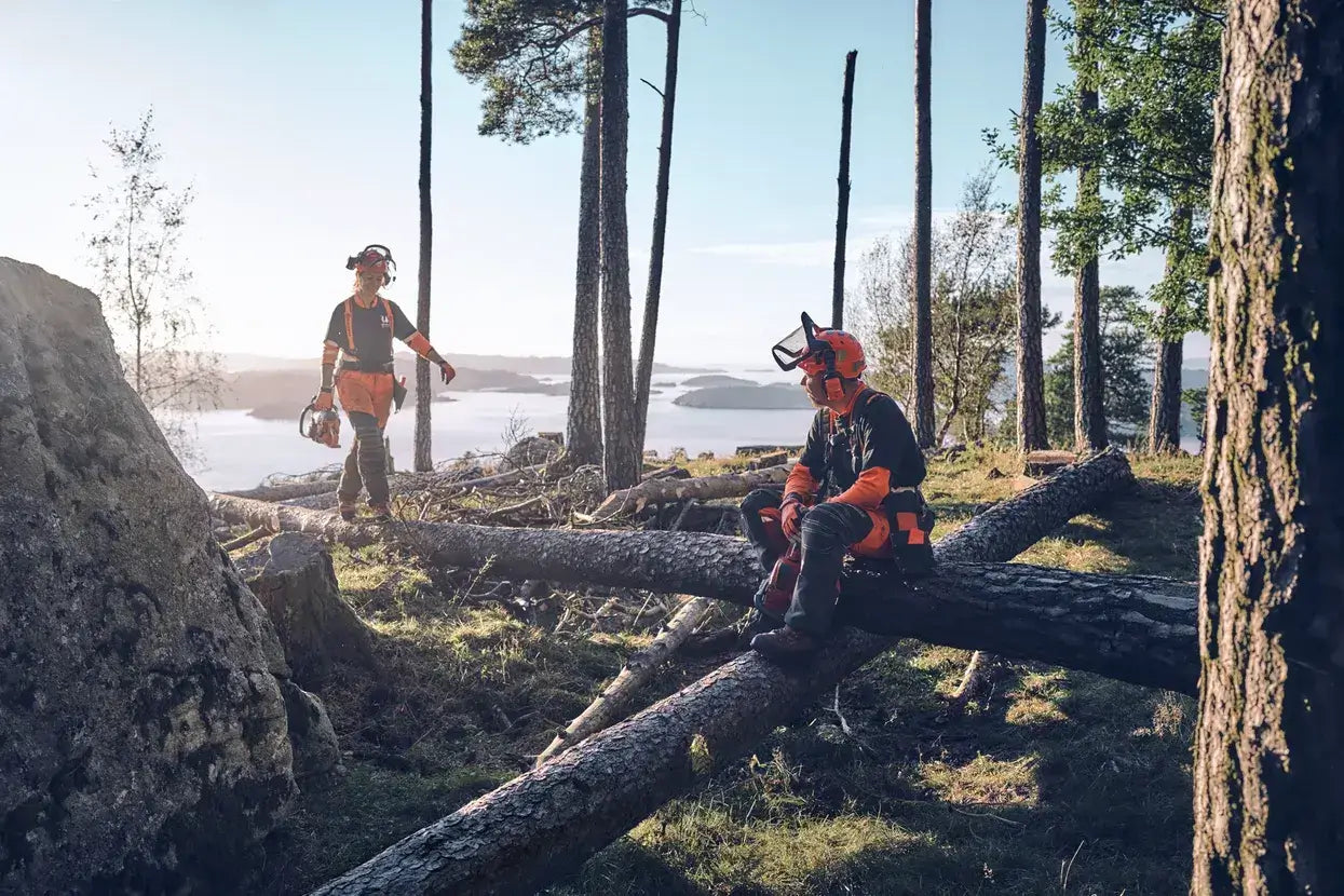 Husqvarna PPE, Fuel Cans & Arborist Accessories for tree surgeons working in the forest.