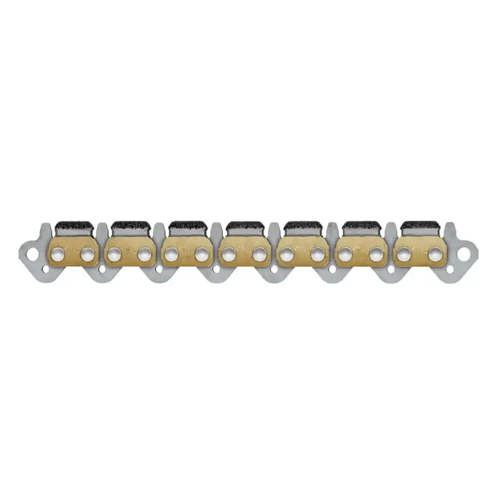 STIHL Diamond Cutter Chain for cutting concrete, hard stone, brick, and ductile cast iron pipes.