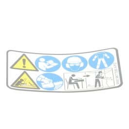 Warning Pictogram MS for Stihl MS201 TCM Chainsaws
