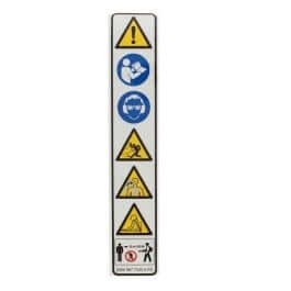Warning Pictogram for Stihl BR700 Blower