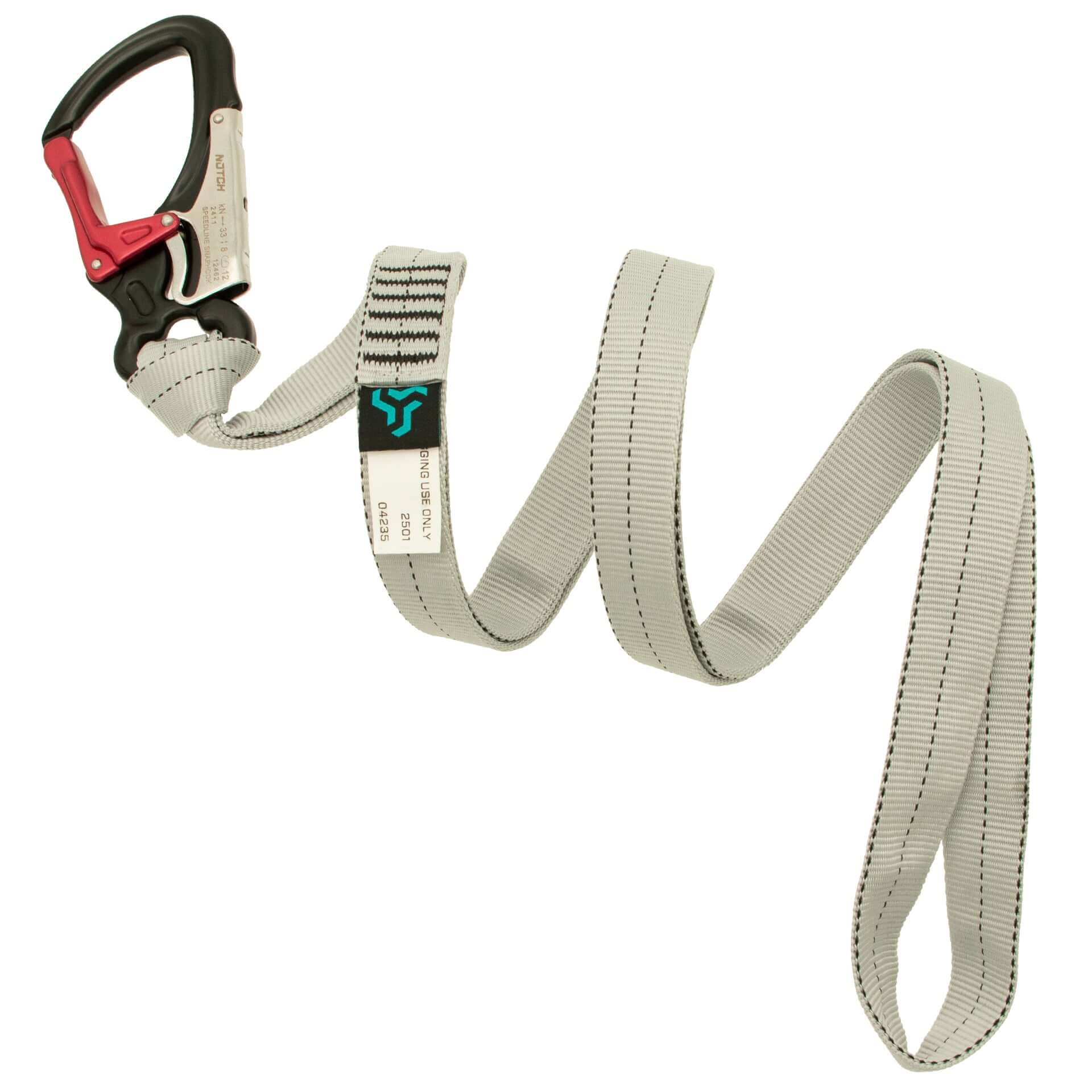 25mm Speedline Kit with durable aluminum snaphook and flexible strap for efficient setup and use.