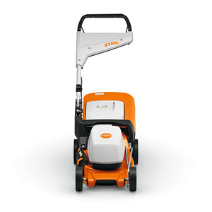 RMA 243 Cordless Lawn Mower by STIHL, lightweight battery-powered mower for small to medium gardens.