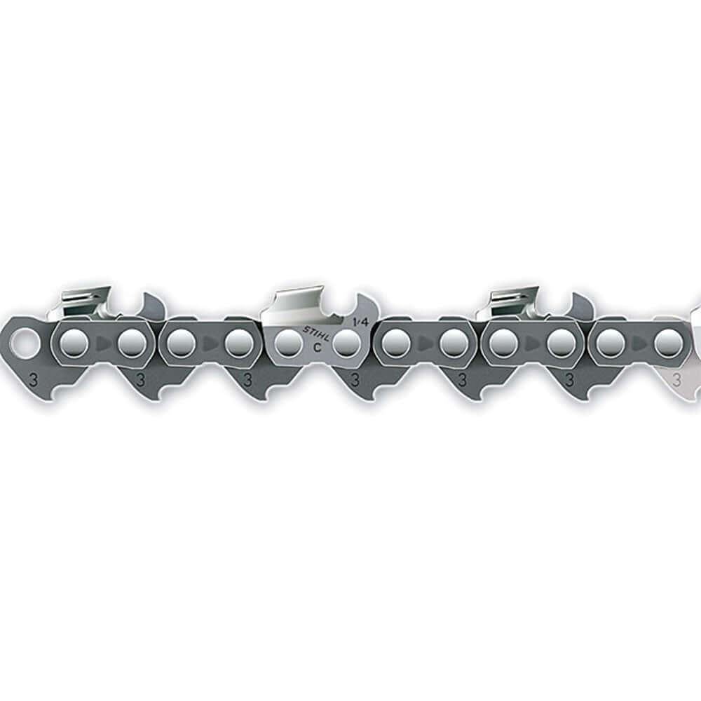 14" chainsaw chain featuring low-vibration design, ideal for tree surgeons and wood carving.