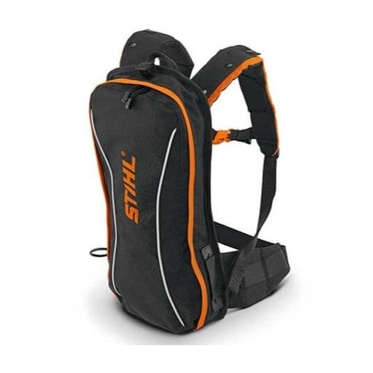STIHL AP Battery Carrying System backpack, lightweight design for tree surgeons to carry batteries securely.