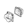 STIHL genuine muffler exhaust part for 076, 075 chainsaws, OEM No. 1111 140 0610, ideal for replacement and service kits.