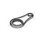 Genuine STIHL connecting rod OEM part for HS81T and HS86T landscape maintenance tools.