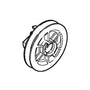 Rope rotor for STIHL BG66 and BG66C, essential for smooth starting of blowers and outdoor equipment.