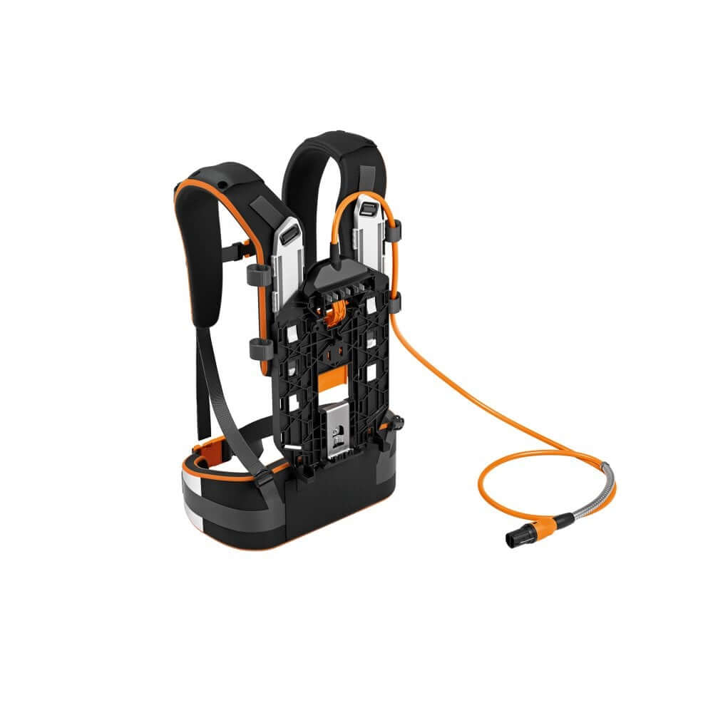 STIHL AR L Battery Backpack Carrying System for tree surgeons, designed for ergonomic support during long landscaping tasks.