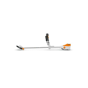 STIHL RGA 140 Cordless Brushcutter with ergonomic handle for tree surgeons and efficient grass removal.