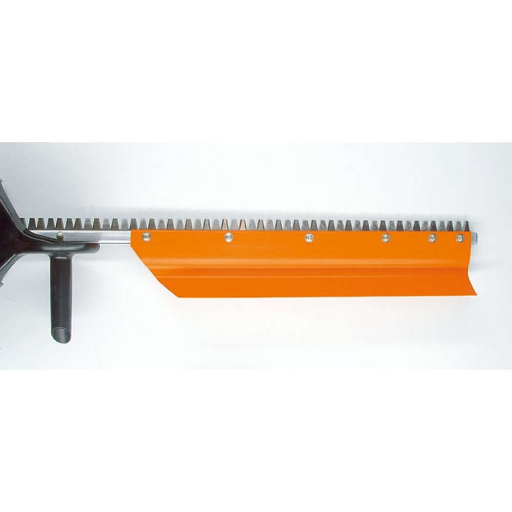 Genuine STIHL catcher plate for hedge trimmers, 75cm length, designed for efficient clippings collection by tree surgeons.