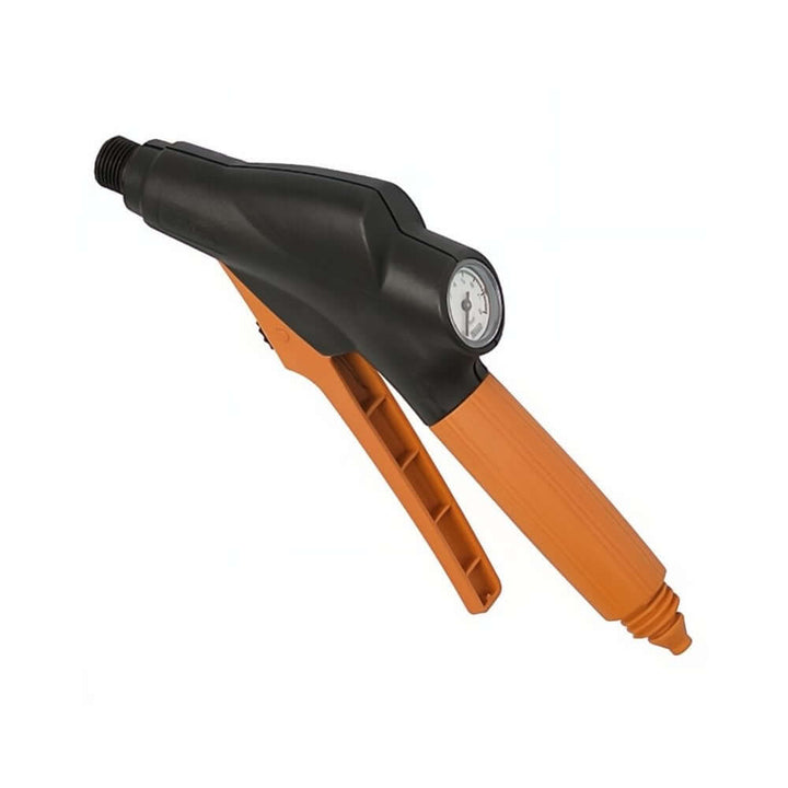 STIHL SG 71 spray gun with pressure gauge, ideal for tree surgeons, ensuring precise spraying for weed control and pest management.