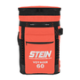 Stein Voyager 60 Climbing Kit Storage Bag in vibrant orange, ideal for tree surgeons and outdoor adventures.