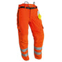 Pfanner Arborist Hi-Vis Orange Type C Chainsaw Trousers for tree surgeons, offering safety and comfort in the field.
