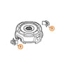 Stihl AutoCut C 26-2 mowing head sleeve replacement parts diagram, genuine STIHL replacement components.